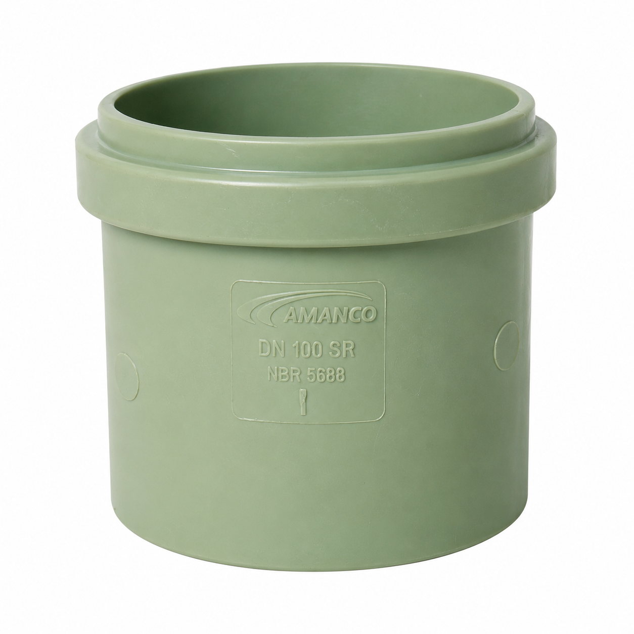 Luva Simples para Esgoto PVC Amanco DN 100 mm – Série Normal
